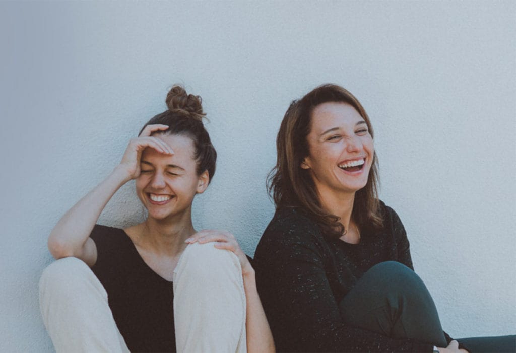 Women smiling and laughing